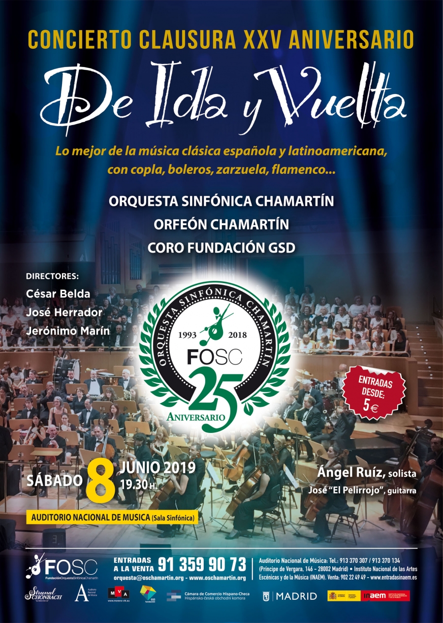 Cartel Concierto Clausura XXV Aniversario